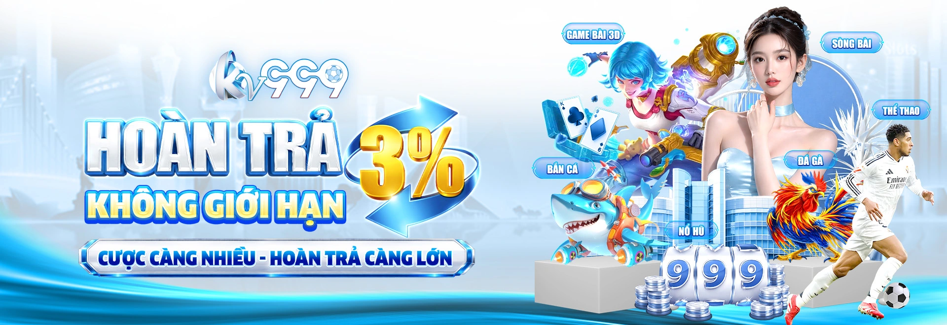 KV999 nội dung game và dịch vụ di động